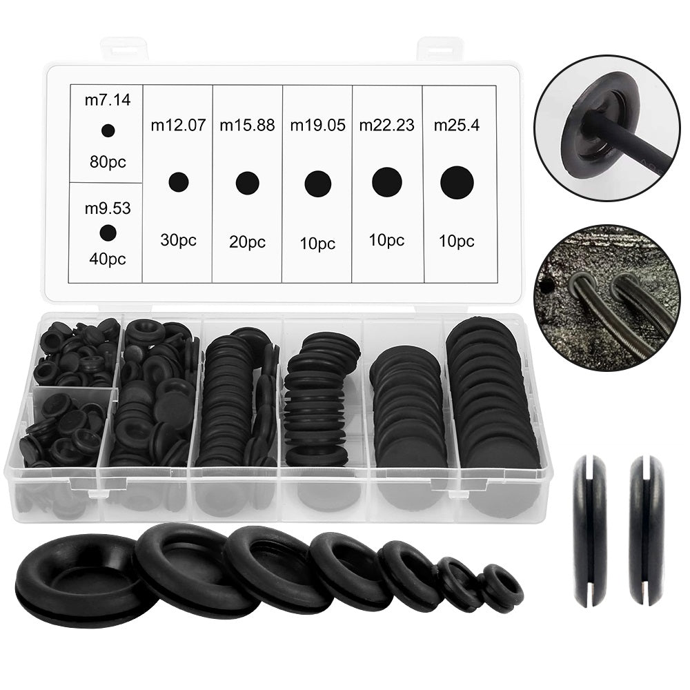 Rubber grommet best sale kit