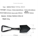 Swiss+Tech Outdoor Multifunctional Folding Shovel Camping Fishing Shovel