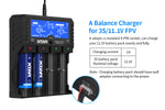 XTAR New Upgrade Version Dragon VP4L Plus LCD Display Universal Charger