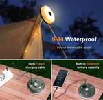 2-in-1 Stowable 10M String Light + Tent Lights