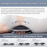 Lumbar Traction Device Vibration & Heat Physical Therapy