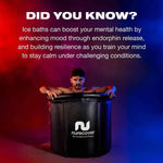 NURECOVER PodPro Portable Ice Bath W/LED Light Strip