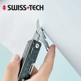 SwissTech 8-in-1 Multi-function Box Opener Scissors Screwdriver Multi-function Combination Tool