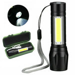 Mini COB LED Zoomable Torch