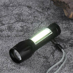 Mini COB LED Zoomable Torch